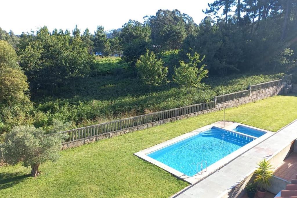 "Sanxenxo Holidays" Atico Con Garaje, Barbacoa Y Piscina A 5 Min Del Centro ภายนอก รูปภาพ